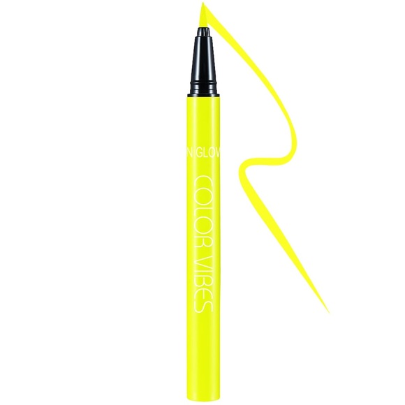 UV Neon Liquid Eyeliner, Glow Brightly, Waterproof Smudge-proof Fluorescent Body - Picture 2 of 8